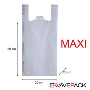 Shopper maxi 30x60 soffietto 20 Bio - 4Kg